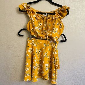 Two piece floral set